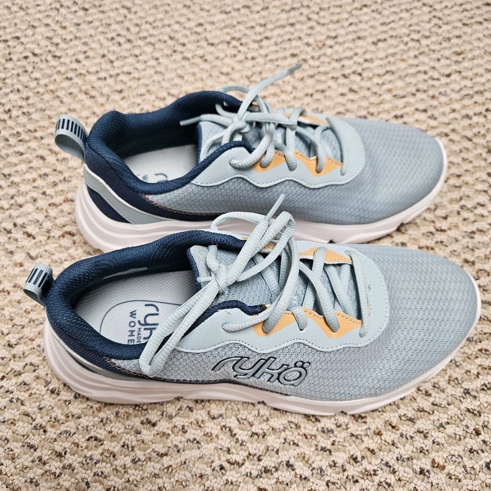 Ryka Women's Max Cushion Mesh Washable Sneakers-Glide Ether Blue - 9W